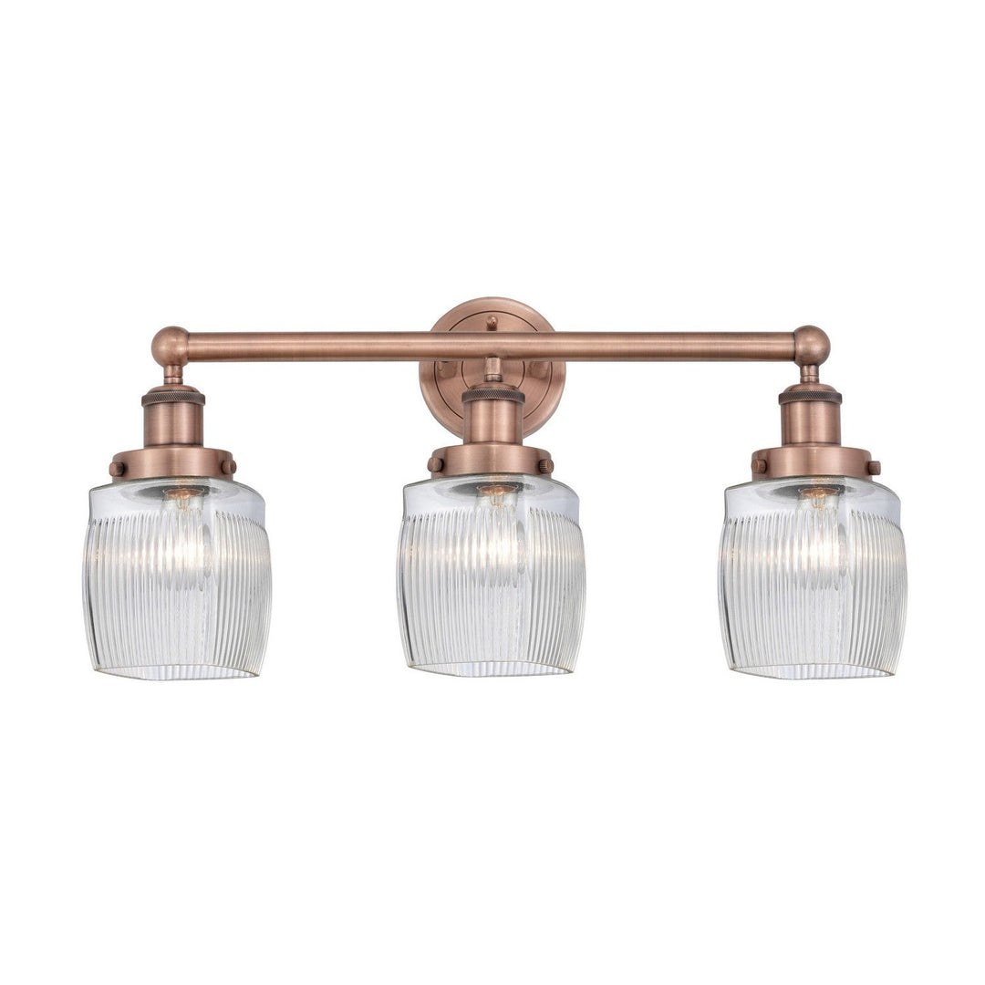 Innovations Edison 616-3W-AC-G302 Bath Vanity Light 24 in. wide - Antique Copper