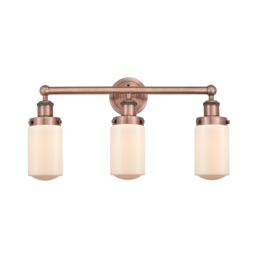 Innovations Edison 616-3W-AC-G311 Bath Vanity Light 25 in. wide - Antique Copper