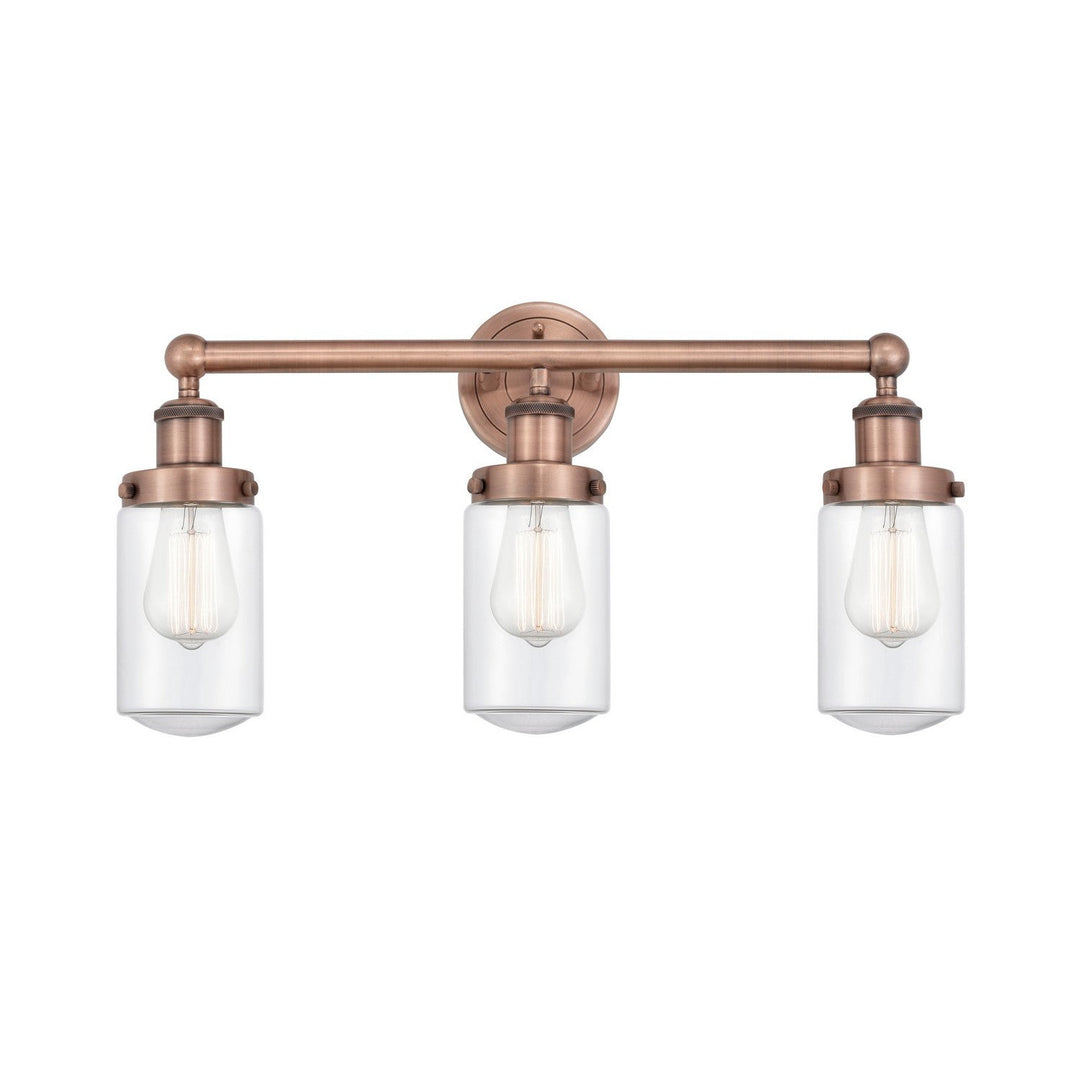 Innovations Edison 616-3W-AC-G312 Bath Vanity Light 25 in. wide - Antique Copper