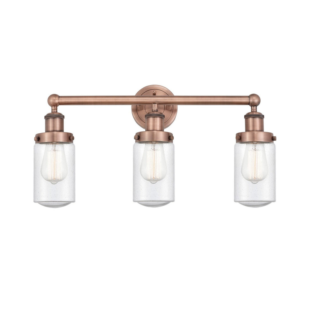 Innovations Edison 616-3W-AC-G314 Bath Vanity Light 25 in. wide - Antique Copper