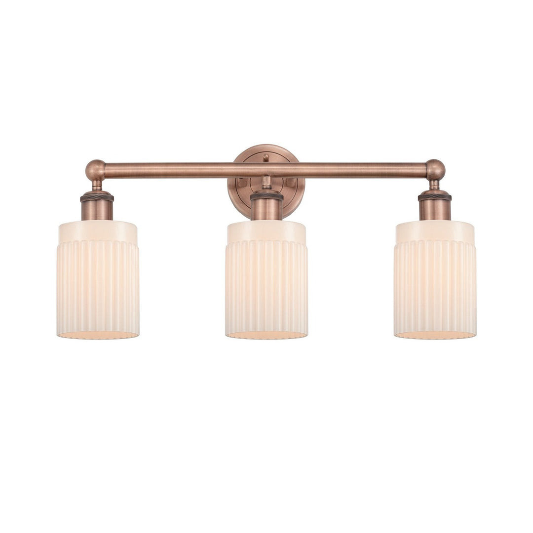 Innovations Edison 616-3W-AC-G341 Bath Vanity Light 23 in. wide - Antique Copper