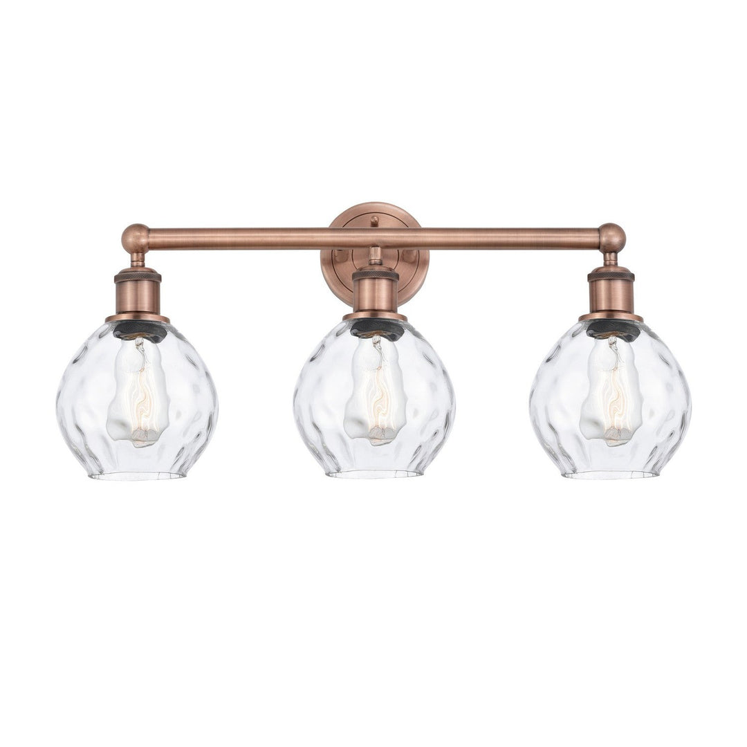 Innovations Edison 616-3W-AC-G362 Bath Vanity Light 24 in. wide - Antique Copper