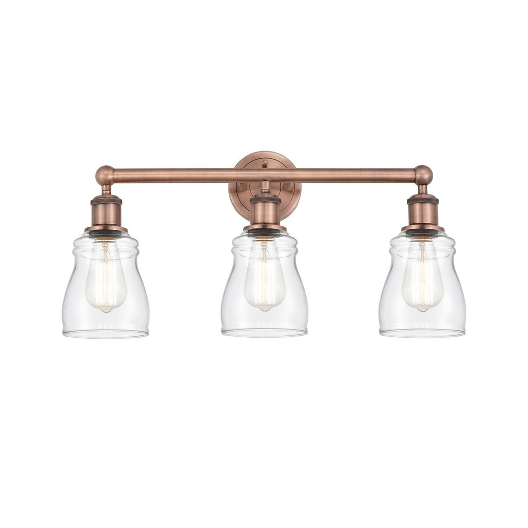 Innovations Edison 616-3W-AC-G392 Bath Vanity Light 23 in. wide - Antique Copper