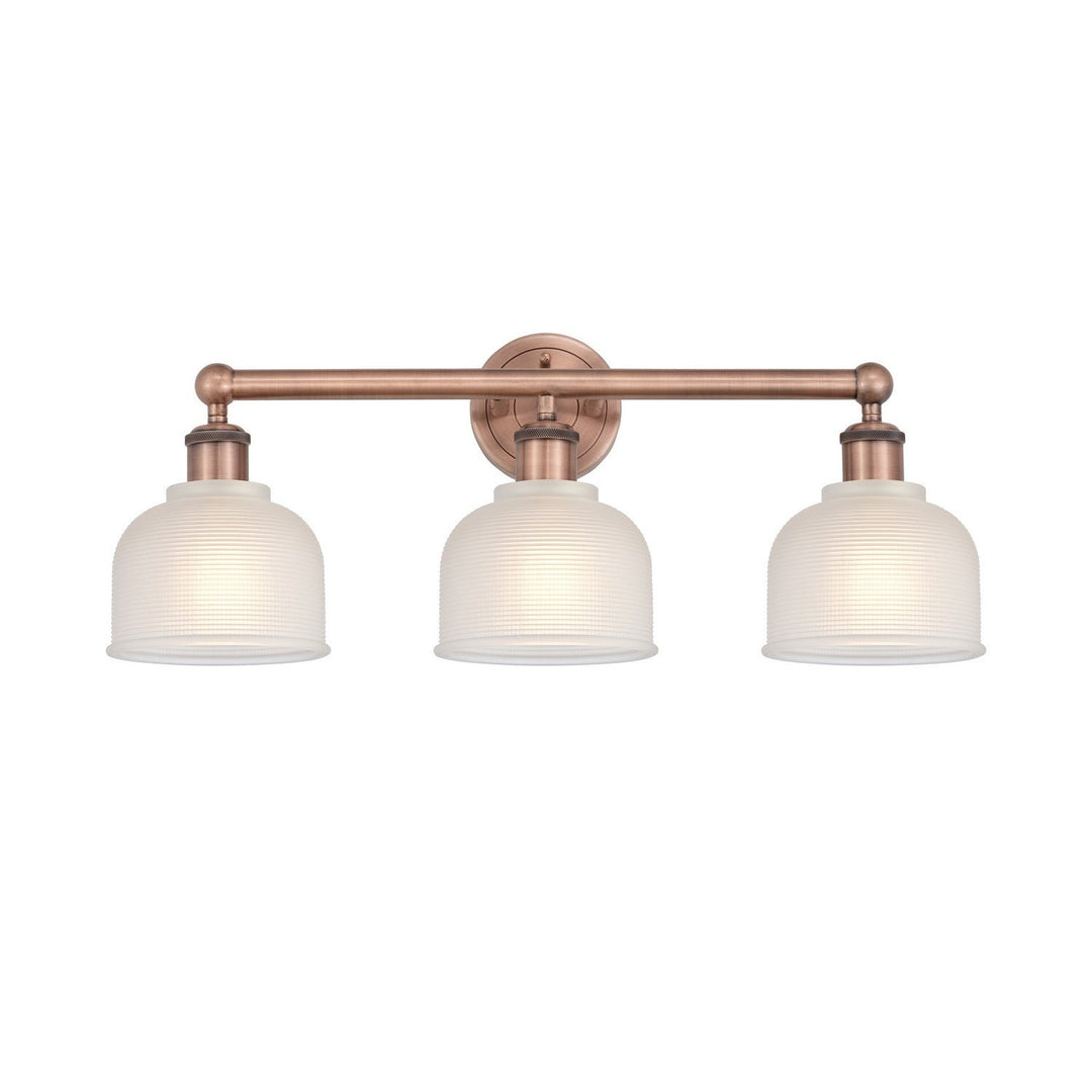 Innovations Edison 616-3W-AC-G411 Bath Vanity Light 24 in. wide - Antique Copper