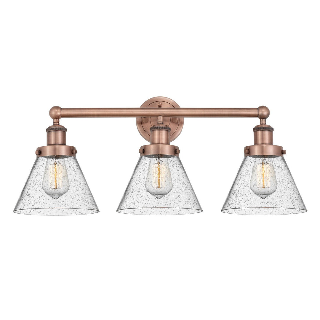 Innovations Edison 616-3W-AC-G44 Bath Vanity Light 25 in. wide - Antique Copper