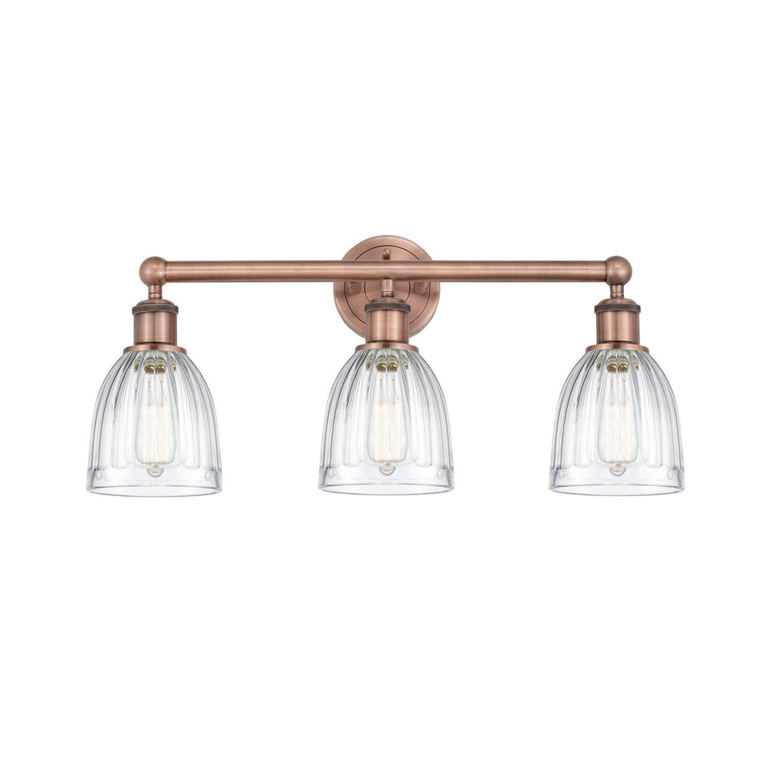 Innovations Edison 616-3W-AC-G442 Bath Vanity Light 24 in. wide - Antique Copper