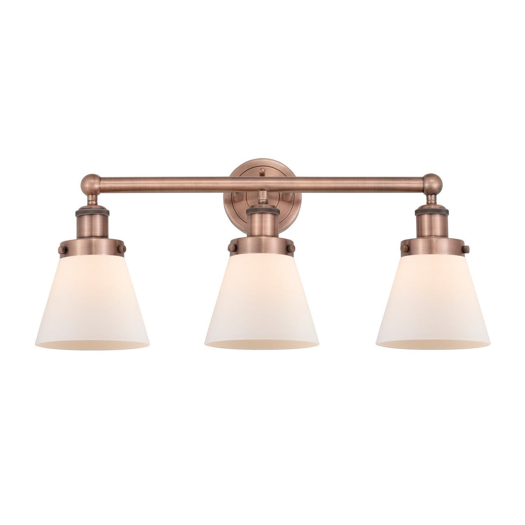 Innovations Edison 616-3W-AC-G61 Bath Vanity Light 25 in. wide - Antique Copper