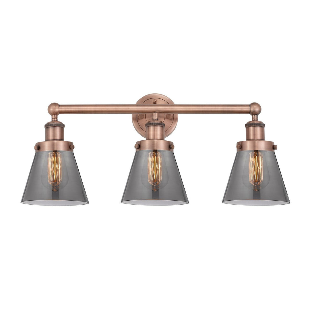 Innovations Edison 616-3W-AC-G63 Bath Vanity Light 25 in. wide - Antique Copper
