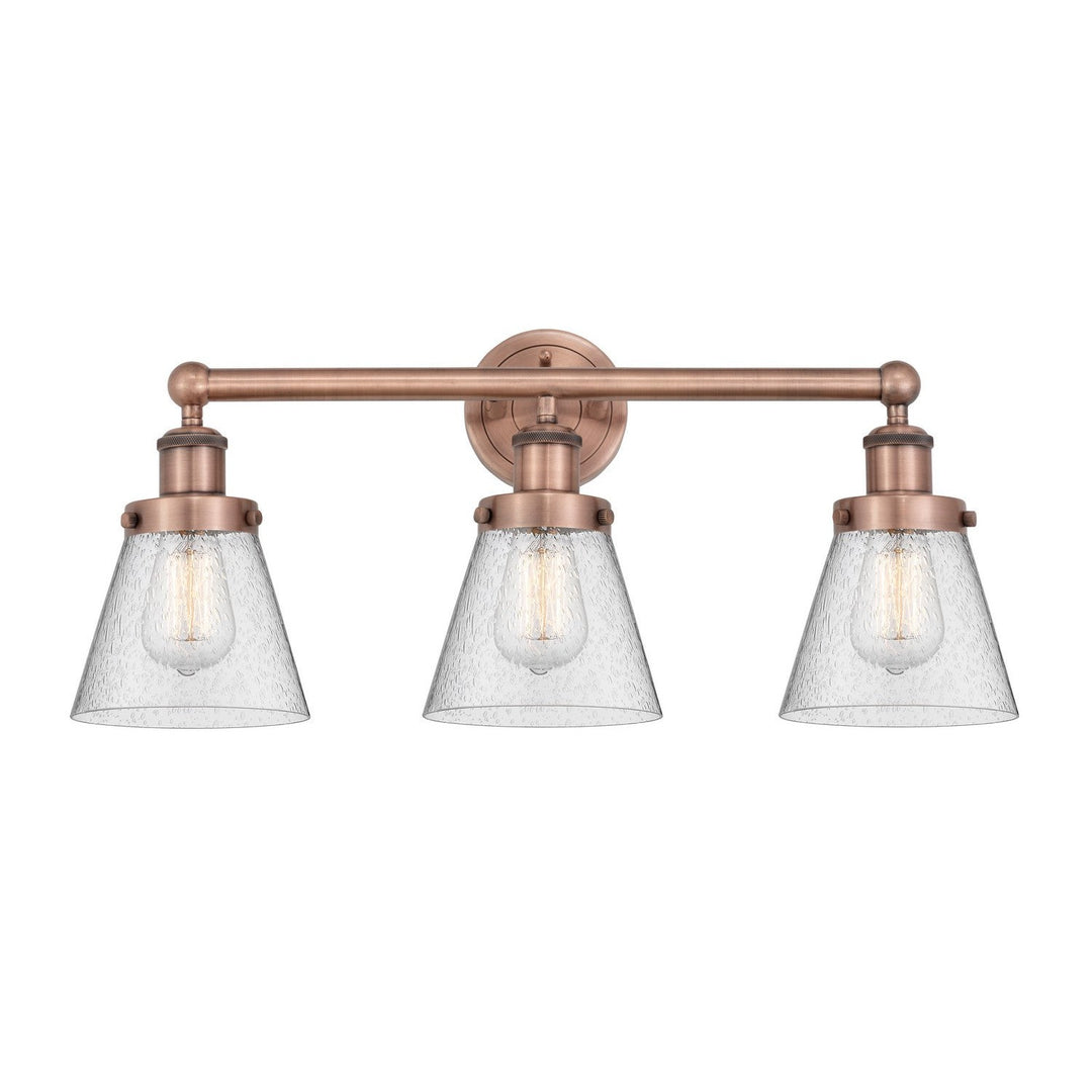 Innovations Edison 616-3W-AC-G64 Bath Vanity Light 25 in. wide - Antique Copper