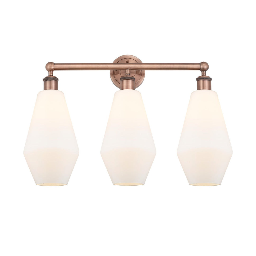 Innovations Downtown Urban 616-3W-AC-G651-7 Bath Vanity Light 25 in. wide - Antique Copper