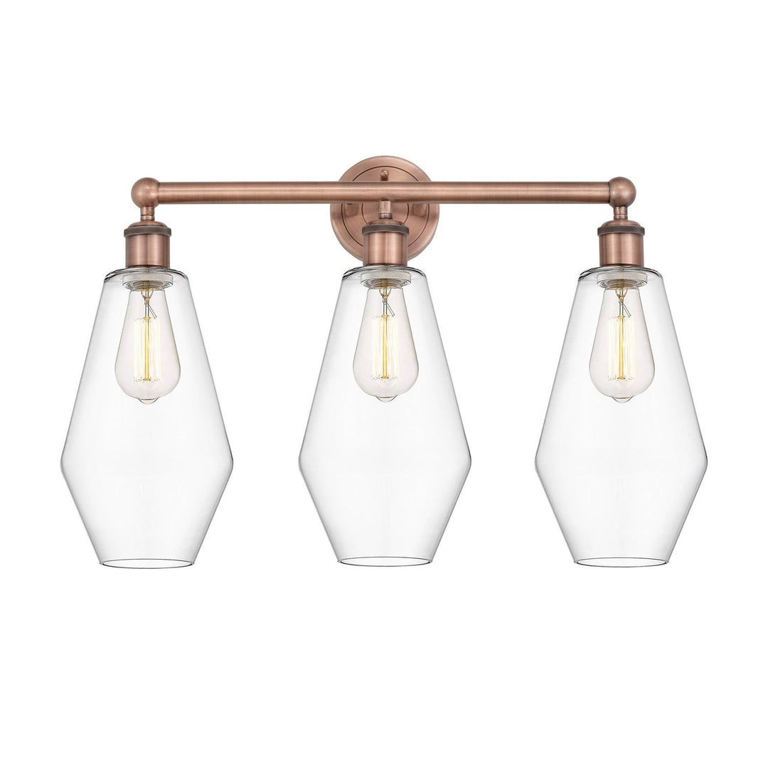 Innovations Downtown Urban 616-3W-AC-G652-7 Bath Vanity Light 25 in. wide - Antique Copper