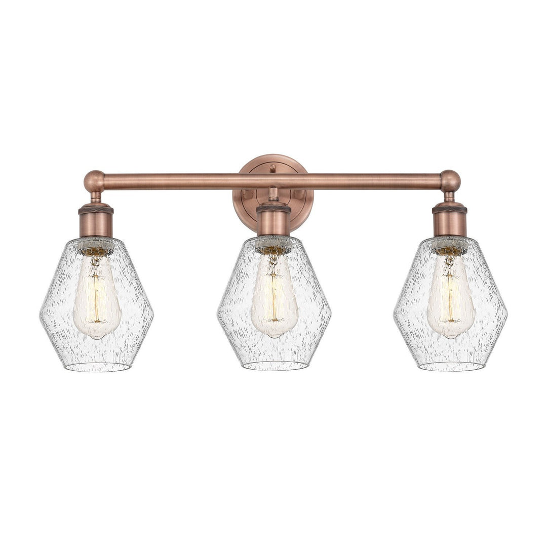 Innovations Edison 616-3W-AC-G654-6 Bath Vanity Light 24 in. wide - Antique Copper