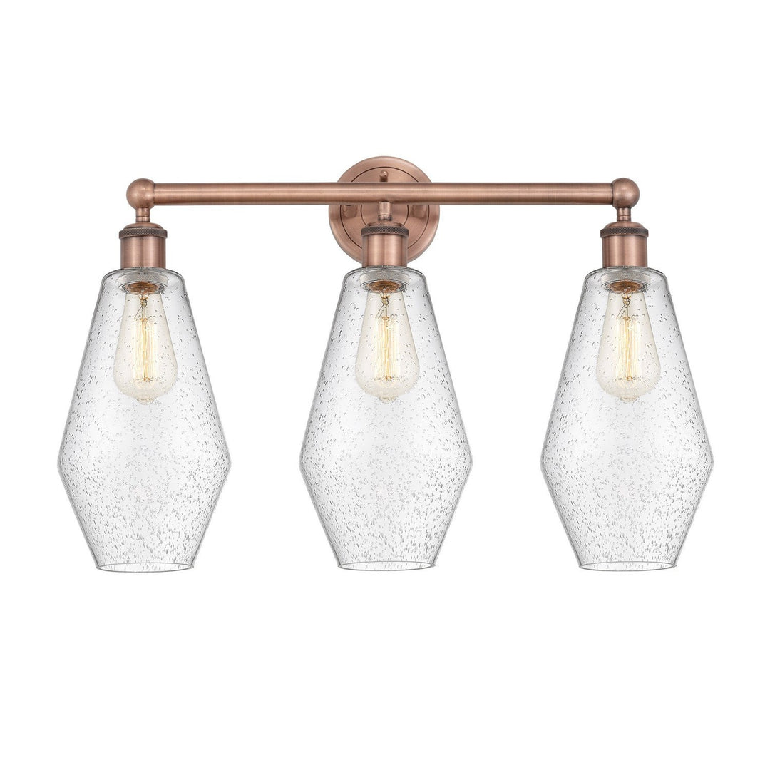 Innovations Downtown Urban 616-3W-AC-G654-7 Bath Vanity Light 25 in. wide - Antique Copper