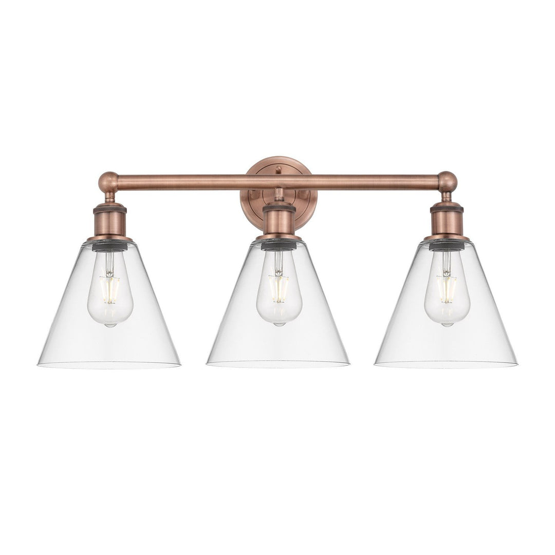 Innovations Downtown Urban 616-3W-AC-GBC-82 Bath Vanity Light 26 in. wide - Antique Copper