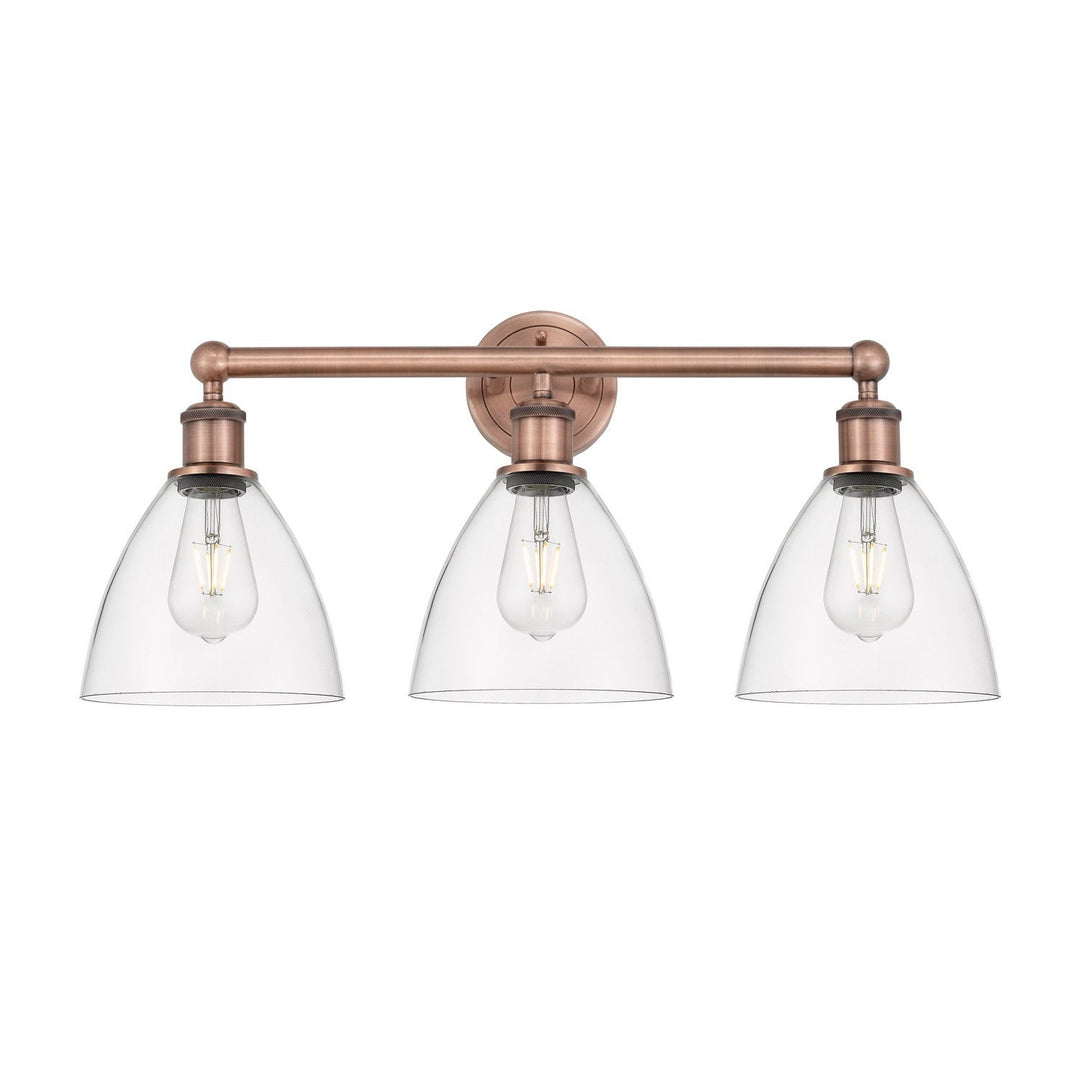 Innovations Edison 616-3W-AC-GBD-752 Bath Vanity Light 26 in. wide - Antique Copper