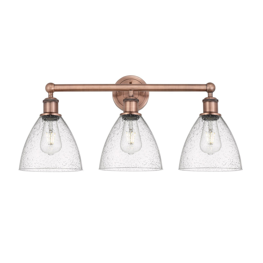 Innovations Edison 616-3W-AC-GBD-754 Bath Vanity Light 26 in. wide - Antique Copper