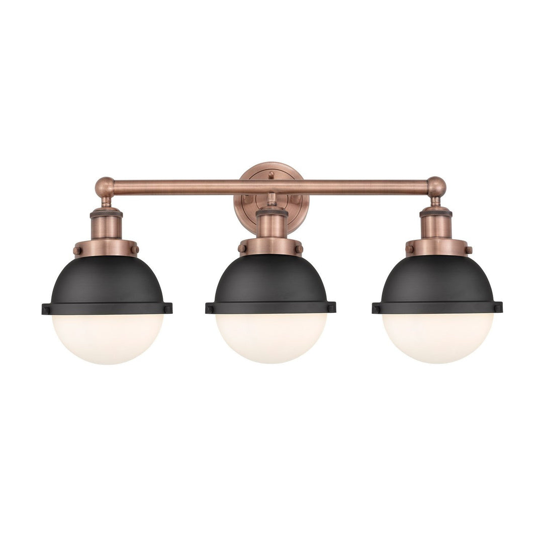 Innovations Downtown Urban 616-3W-AC-HFS-61-BK Bath Vanity Light 26 in. wide - Antique Copper