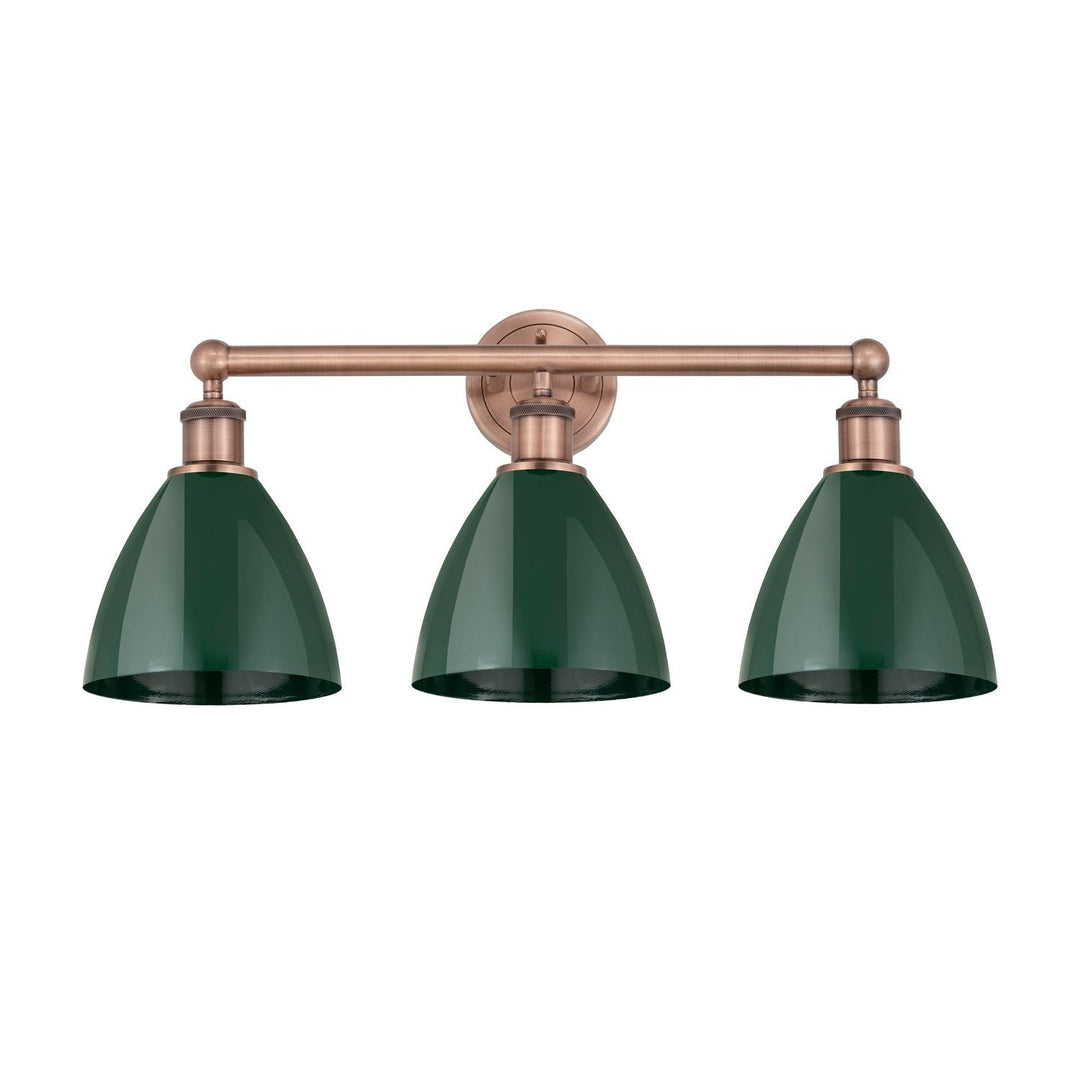 Innovations Downtown Urban 616-3W-AC-MBD-75-GR Bath Vanity Light 26 in. wide - Antique Copper