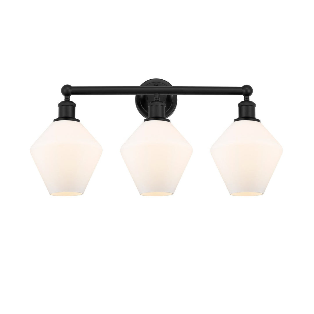 Innovations Downtown Urban 616-3W-BK-G651-8 Bath Vanity Light 26 in. wide - Matte Black
