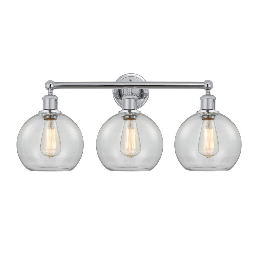 Innovations Downtown Urban 616-3W-PC-G122-8 Bath Vanity Light 26 in. wide - Polished Chrome