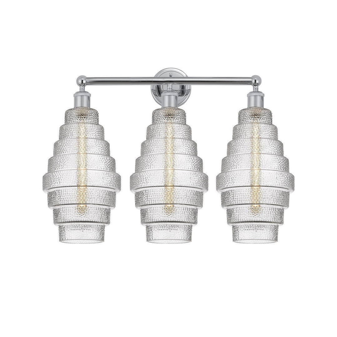 Innovations Downtown Urban 616-3W-PC-G672-8 Bath Vanity Light 26 in. wide - Polished Chrome