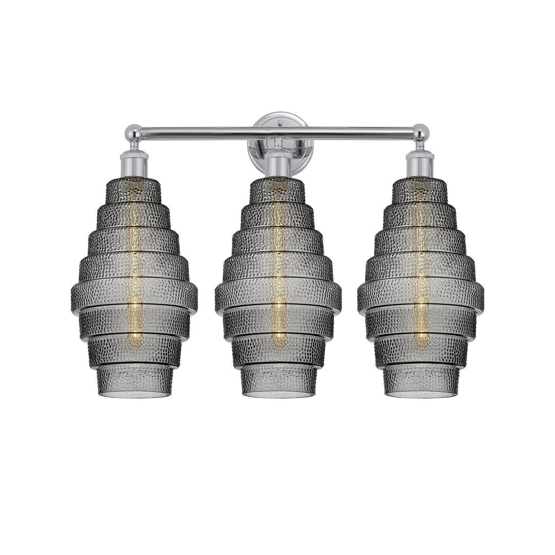 Innovations Downtown Urban 616-3W-PC-G673-8 Bath Vanity Light 26 in. wide - Polished Chrome