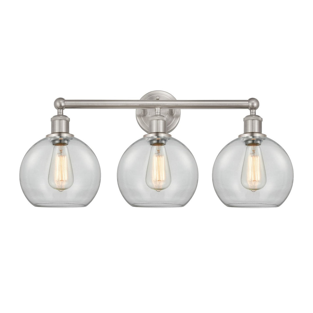 Innovations Downtown Urban 616-3W-SN-G122-8 Bath Vanity Light 26 in. wide - Satin Nickel