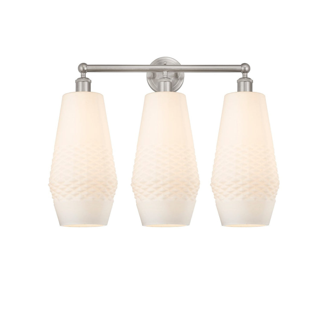 Innovations Downtown Urban 616-3W-SN-G681-7 Bath Vanity Light 25 in. wide - Satin Nickel