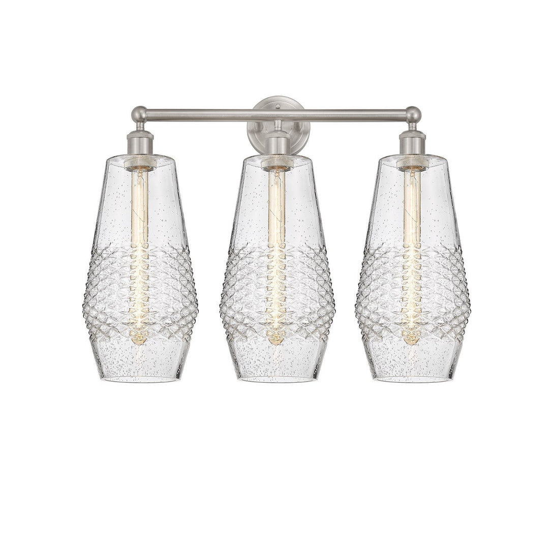 Innovations Downtown Urban 616-3W-SN-G684-7 Bath Vanity Light 25 in. wide - Satin Nickel