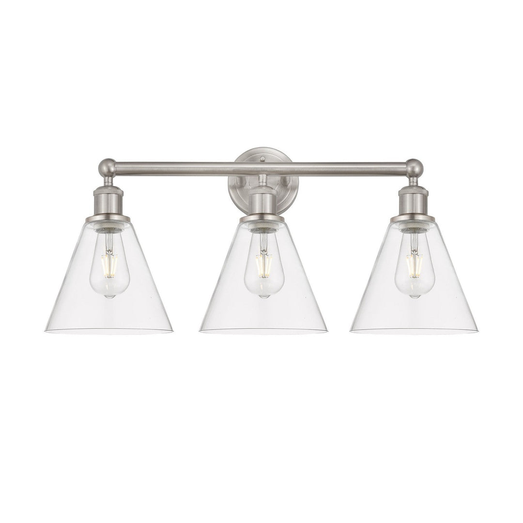 Innovations Downtown Urban 616-3W-SN-GBC-82 Bath Vanity Light 26 in. wide - Satin Nickel