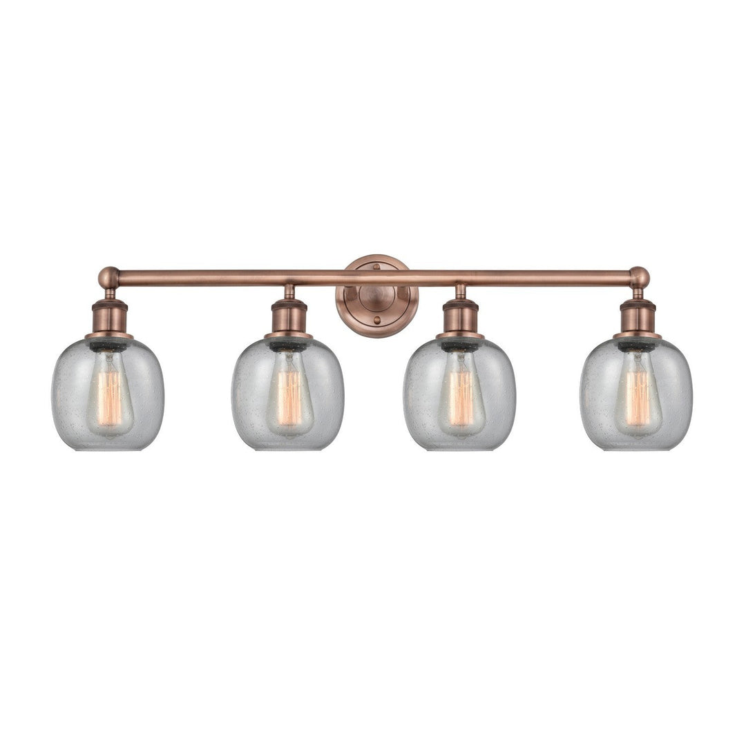 Innovations Edison 616-4W-AC-G104 Bath Vanity Light 33 in. wide - Antique Copper