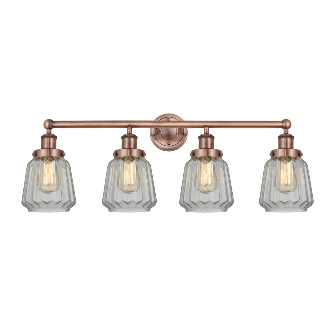 Innovations Edison 616-4W-AC-G142 Bath Vanity Light 34 in. wide - Antique Copper