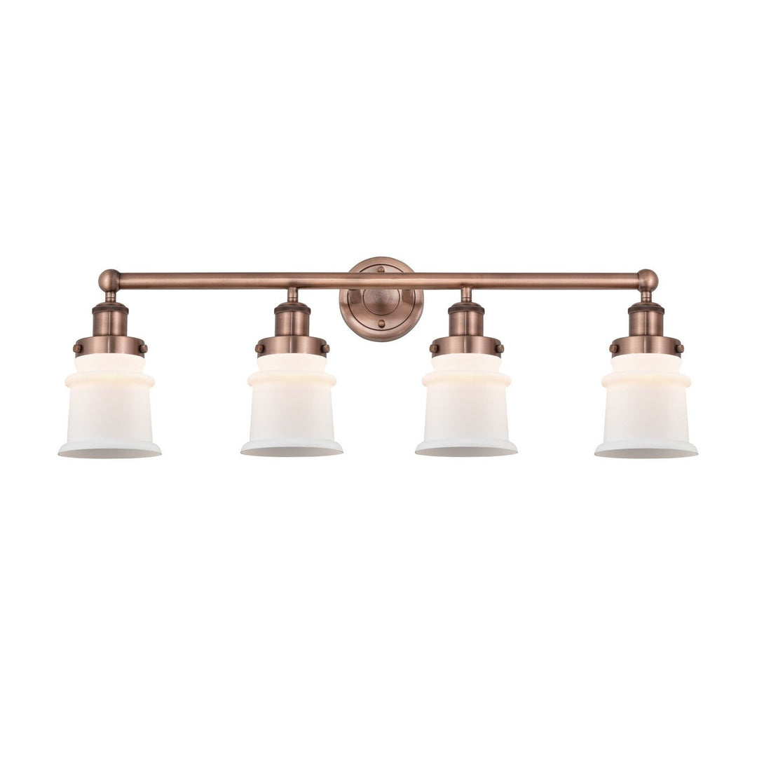 Innovations Edison 616-4W-AC-G181S Bath Vanity Light 33 in. wide - Antique Copper