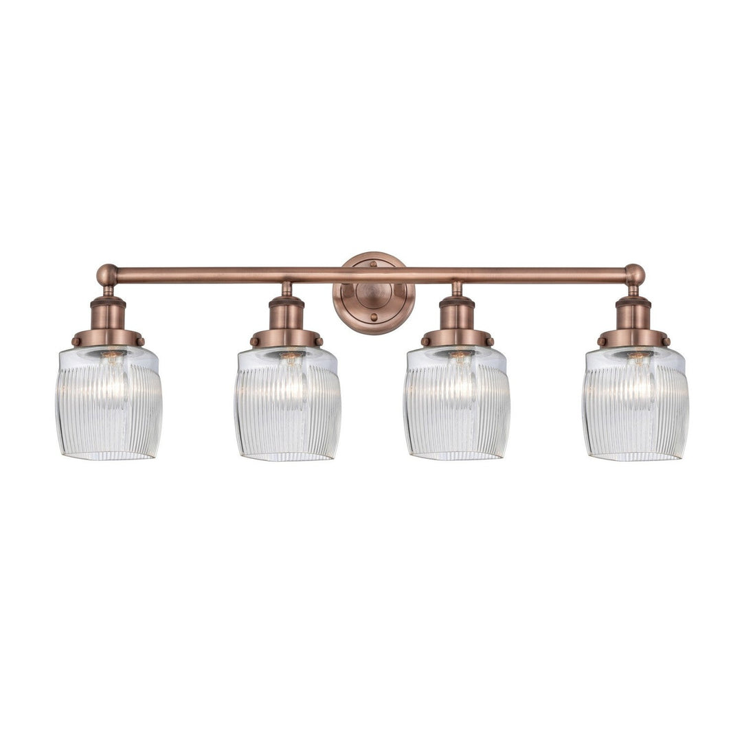 Innovations Edison 616-4W-AC-G302 Bath Vanity Light 33 in. wide - Antique Copper
