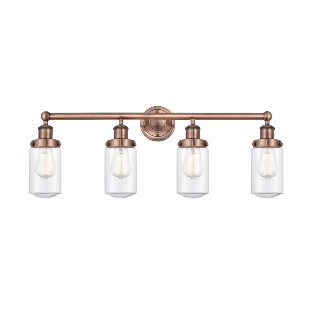 Innovations Edison 616-4W-AC-G312 Bath Vanity Light 34 in. wide - Antique Copper