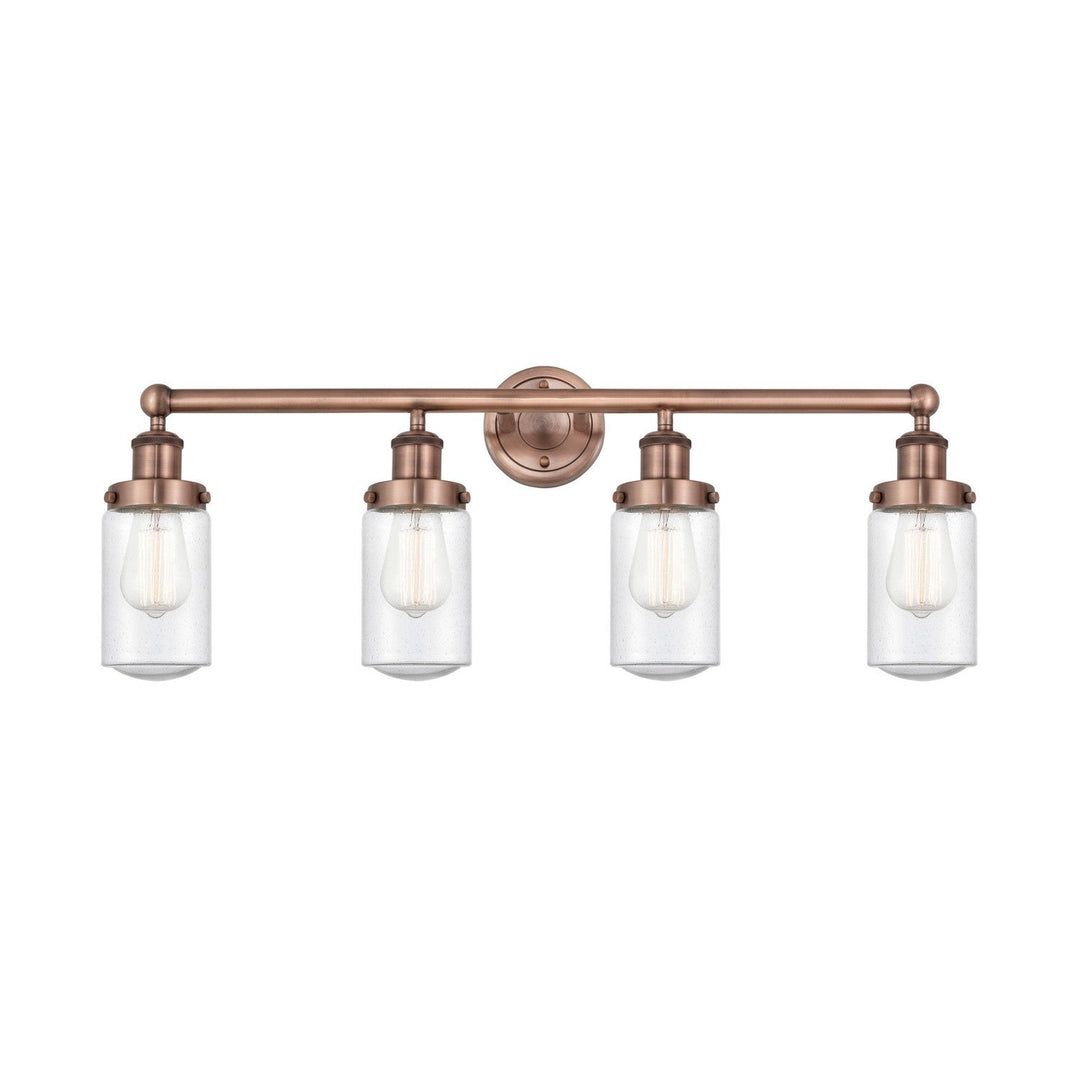 Innovations Edison 616-4W-AC-G314 Bath Vanity Light 34 in. wide - Antique Copper