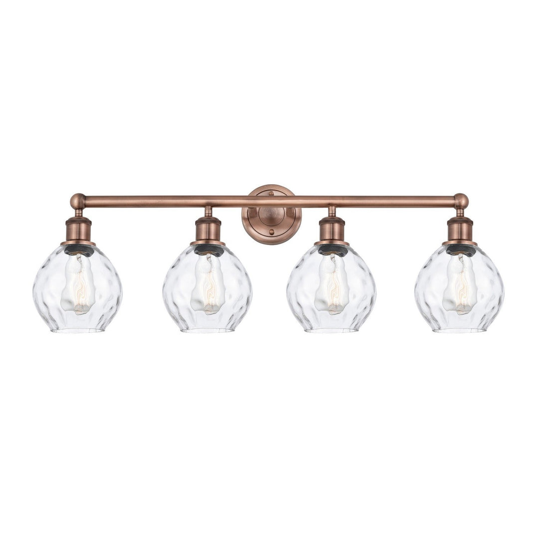 Innovations Edison 616-4W-AC-G362 Bath Vanity Light 33 in. wide - Antique Copper