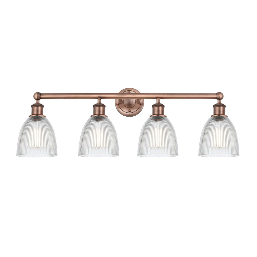 Innovations Edison 616-4W-AC-G382 Bath Vanity Light 33 in. wide - Antique Copper