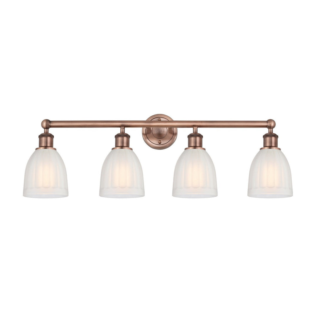 Innovations Edison 616-4W-AC-G441 Bath Vanity Light 33 in. wide - Antique Copper