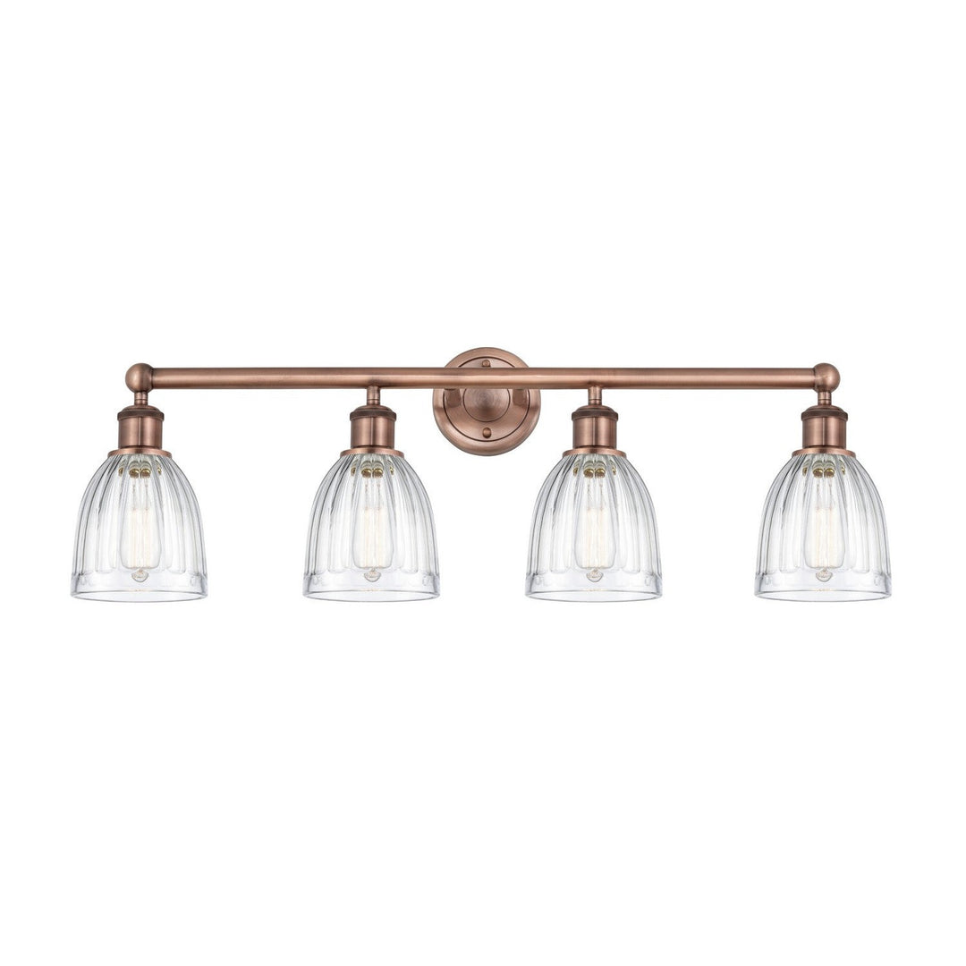 Innovations Edison 616-4W-AC-G442 Bath Vanity Light 33 in. wide - Antique Copper