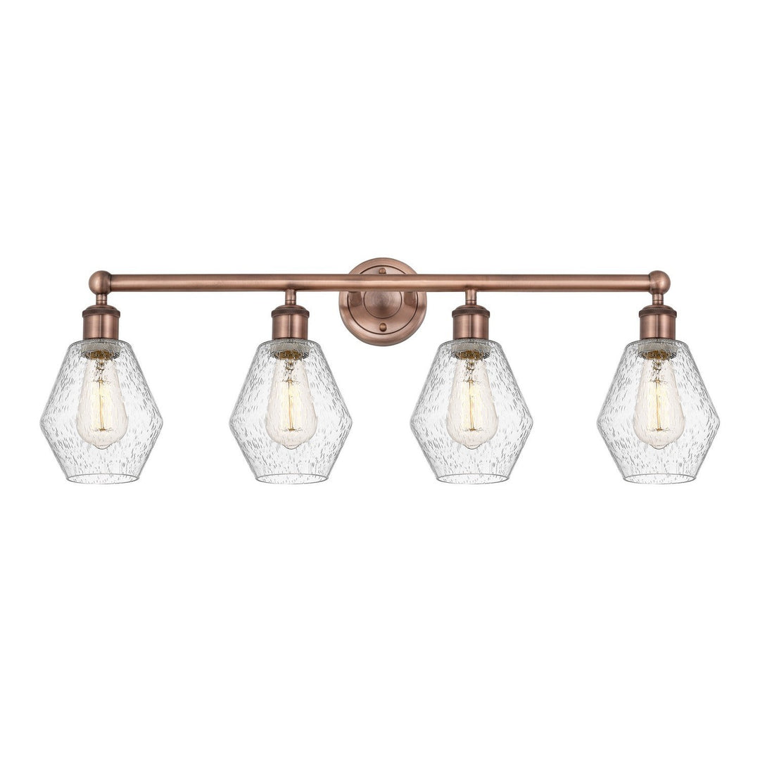 Innovations Edison 616-4W-AC-G654-6 Bath Vanity Light 33 in. wide - Antique Copper