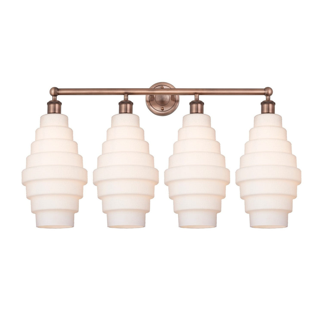 Innovations Downtown Urban 616-4W-AC-G671-8 Bath Vanity Light 35 in. wide - Antique Copper