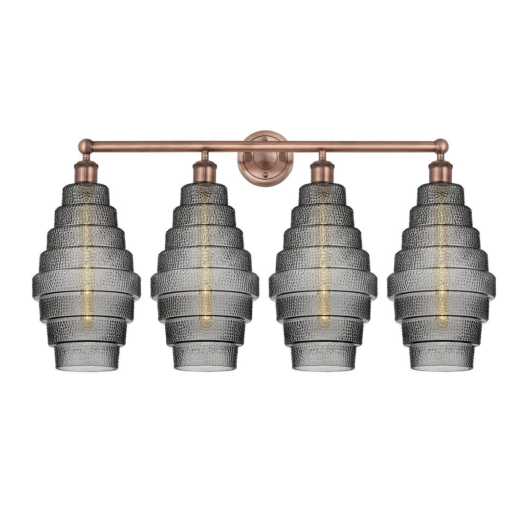 Innovations Downtown Urban 616-4W-AC-G673-8 Bath Vanity Light 35 in. wide - Antique Copper