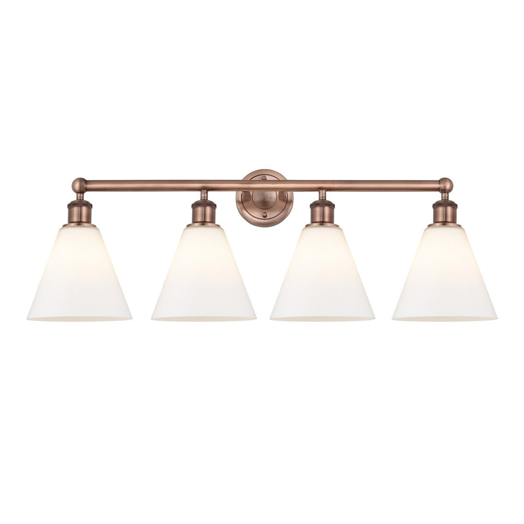 Innovations Downtown Urban 616-4W-AC-GBC-81 Bath Vanity Light 35 in. wide - Antique Copper