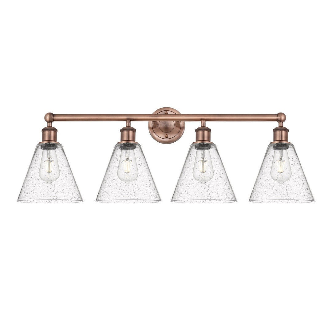 Innovations Downtown Urban 616-4W-AC-GBC-84 Bath Vanity Light 35 in. wide - Antique Copper