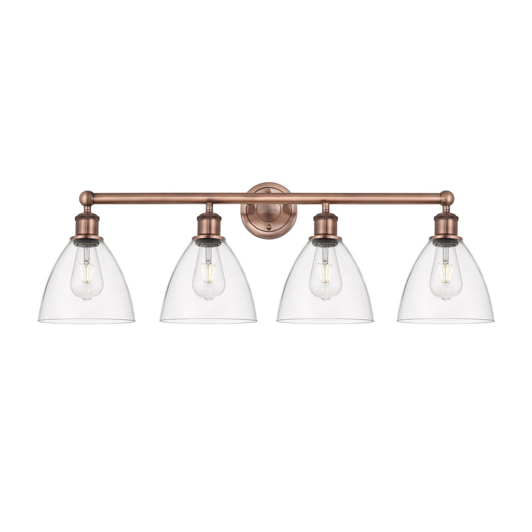 Innovations Edison 616-4W-AC-GBD-752 Bath Vanity Light 35 in. wide - Antique Copper