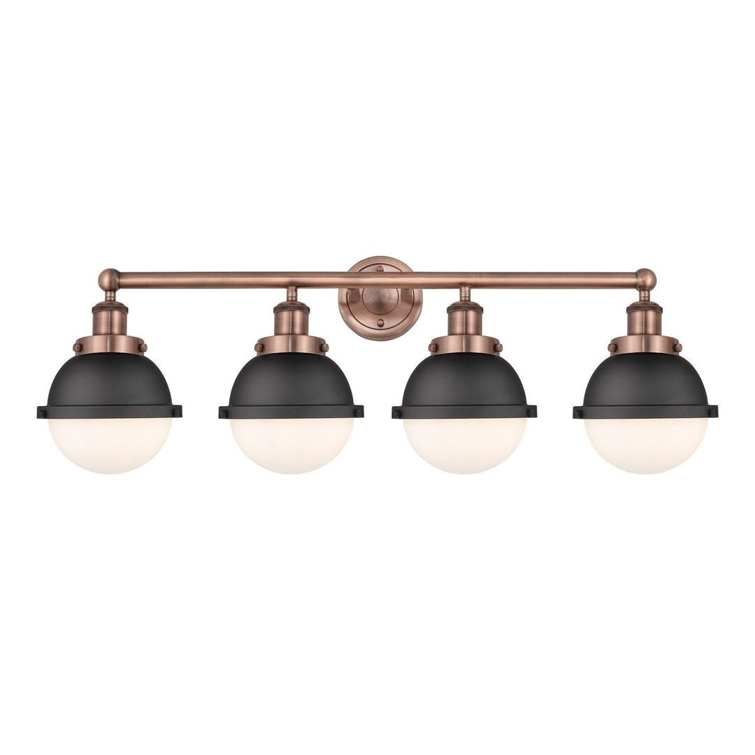 Innovations Downtown Urban 616-4W-AC-HFS-61-BK Bath Vanity Light 35 in. wide - Antique Copper