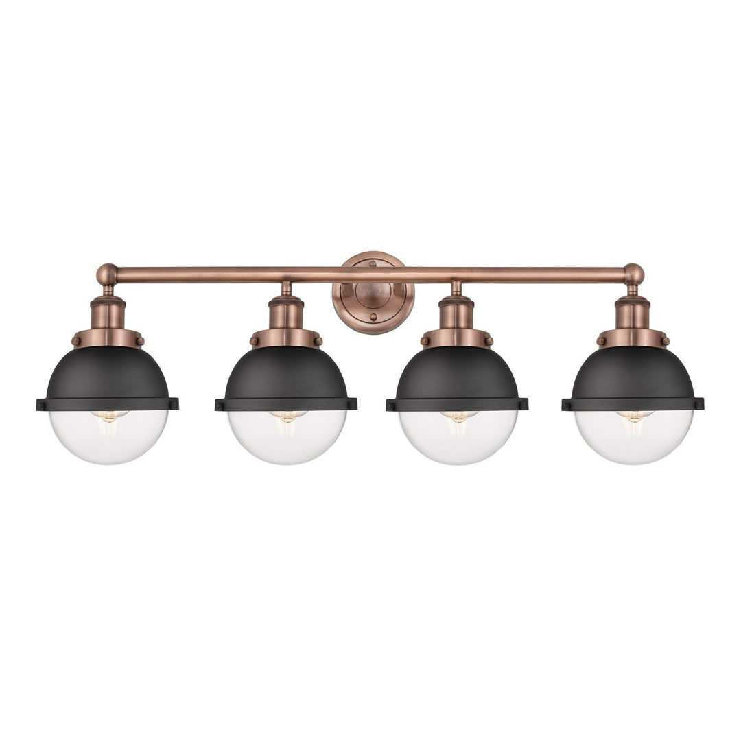 Innovations Downtown Urban 616-4W-AC-HFS-62-BK Bath Vanity Light 35 in. wide - Antique Copper
