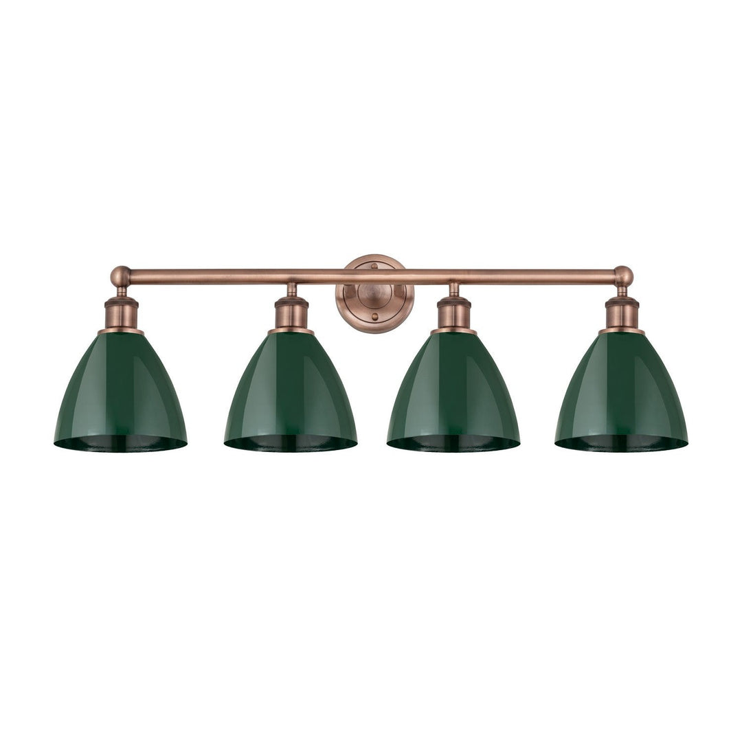 Innovations Downtown Urban 616-4W-AC-MBD-75-GR Bath Vanity Light 35 in. wide - Antique Copper