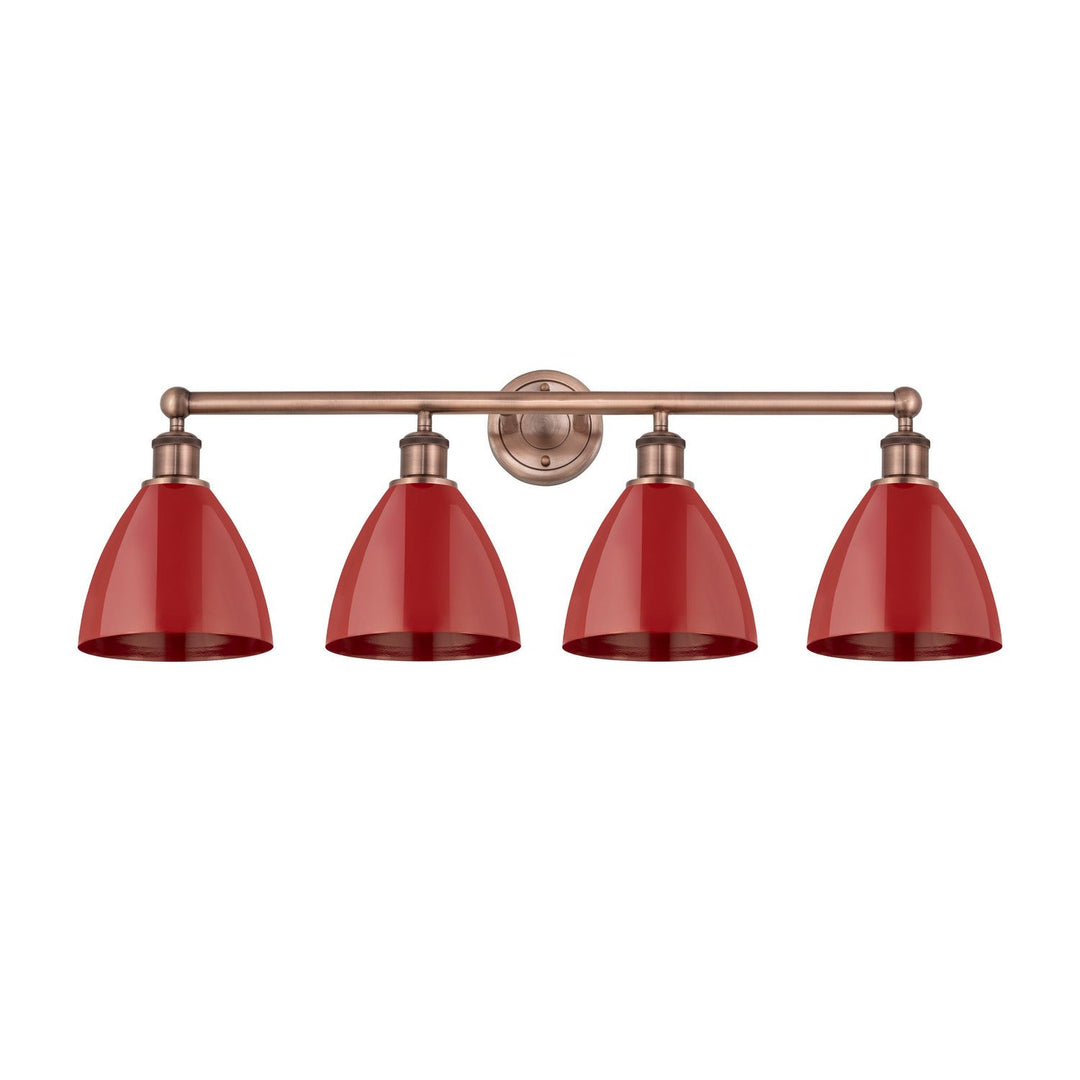 Innovations Edison 616-4W-AC-MBD-75-RD Bath Vanity Light 35 in. wide - Antique Copper
